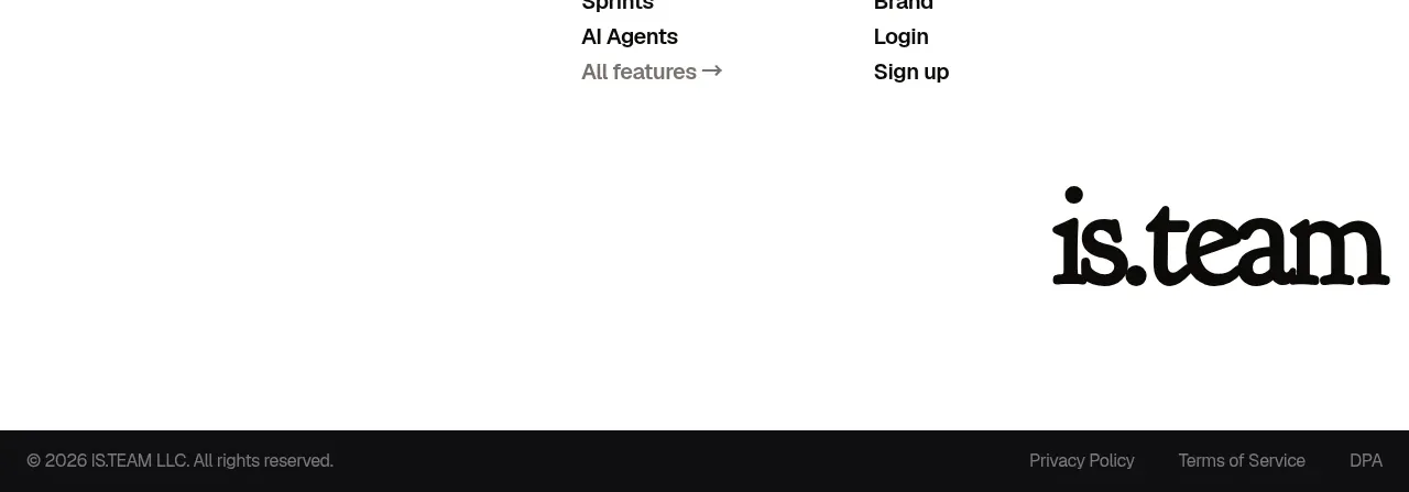 is.team footer component