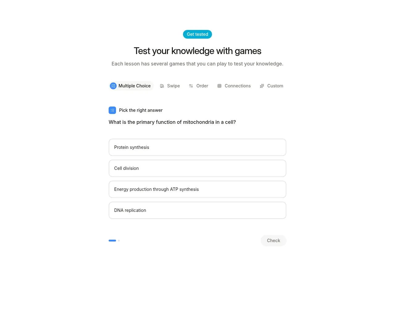 Keet feature grid component