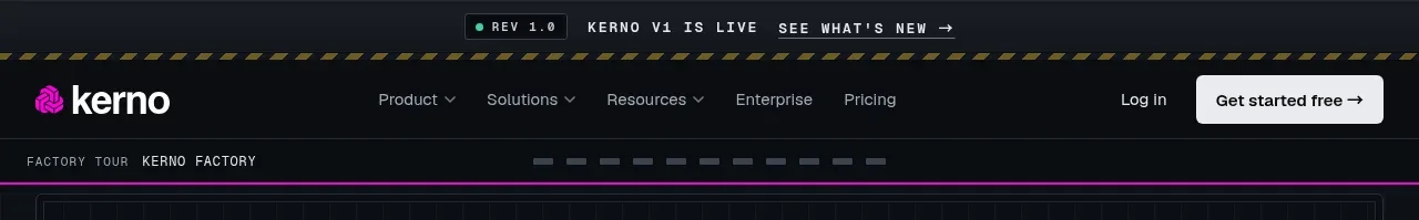 Kerno 1.0 navigation component