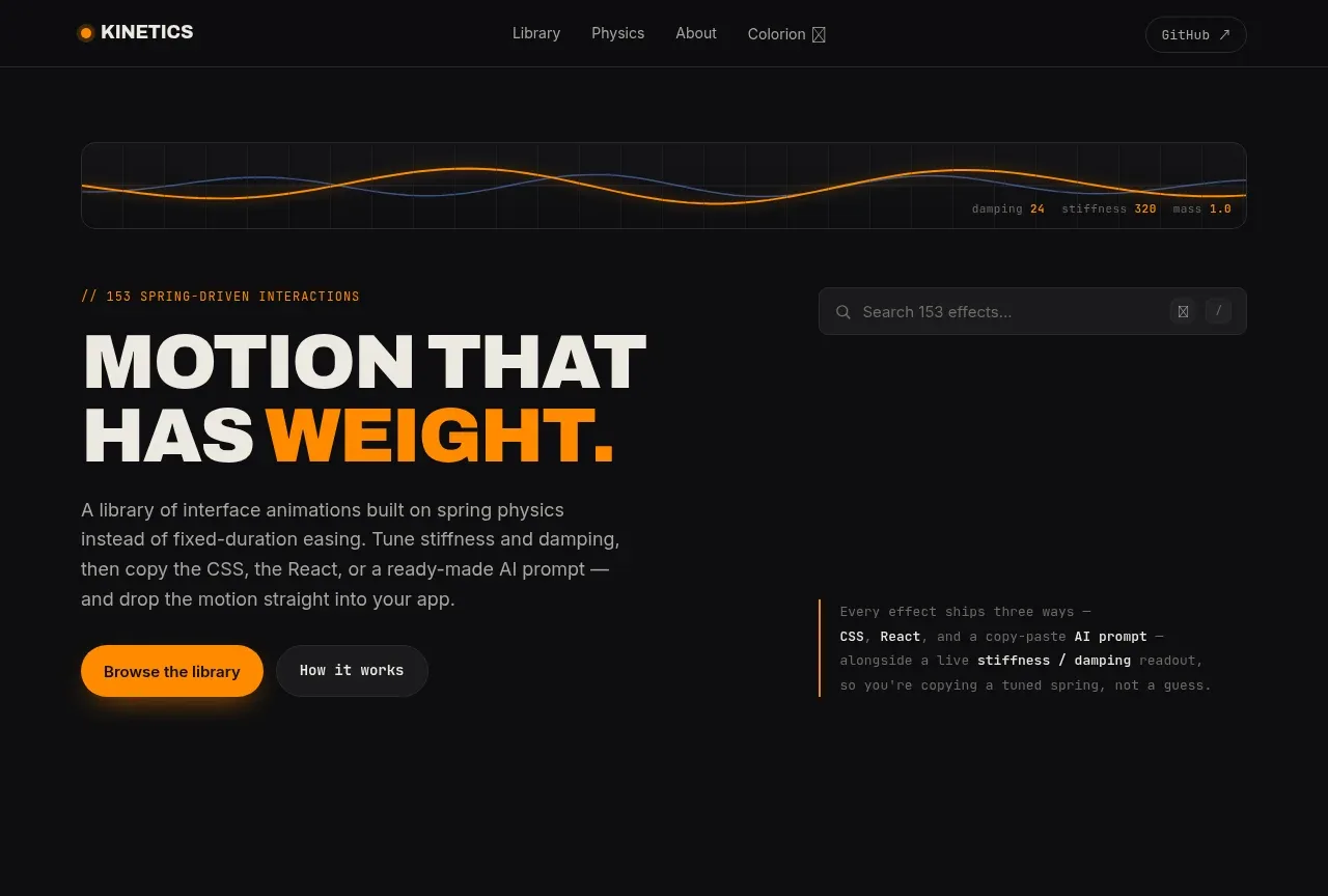 kinetics.colorion.co hero component
