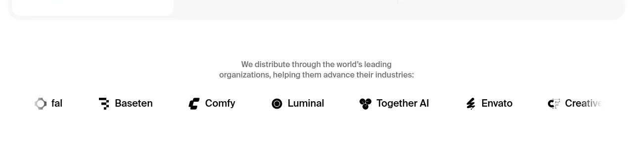 Krea 3 logo cloud component