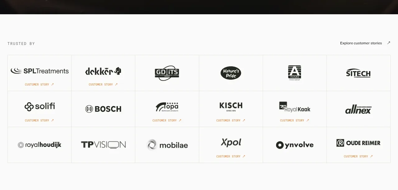 Lleverage logo cloud component