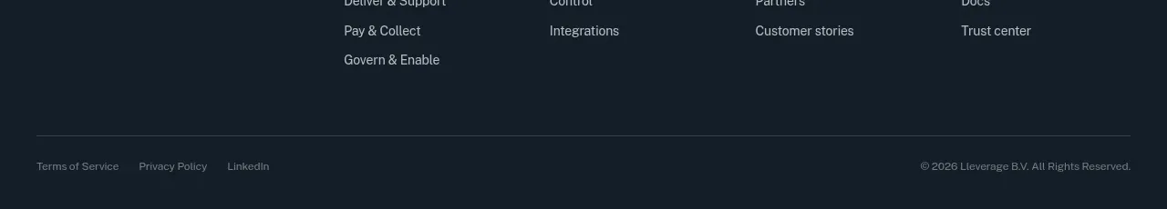 Lleverage call to action component