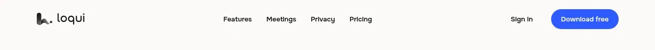 Loqui navigation component