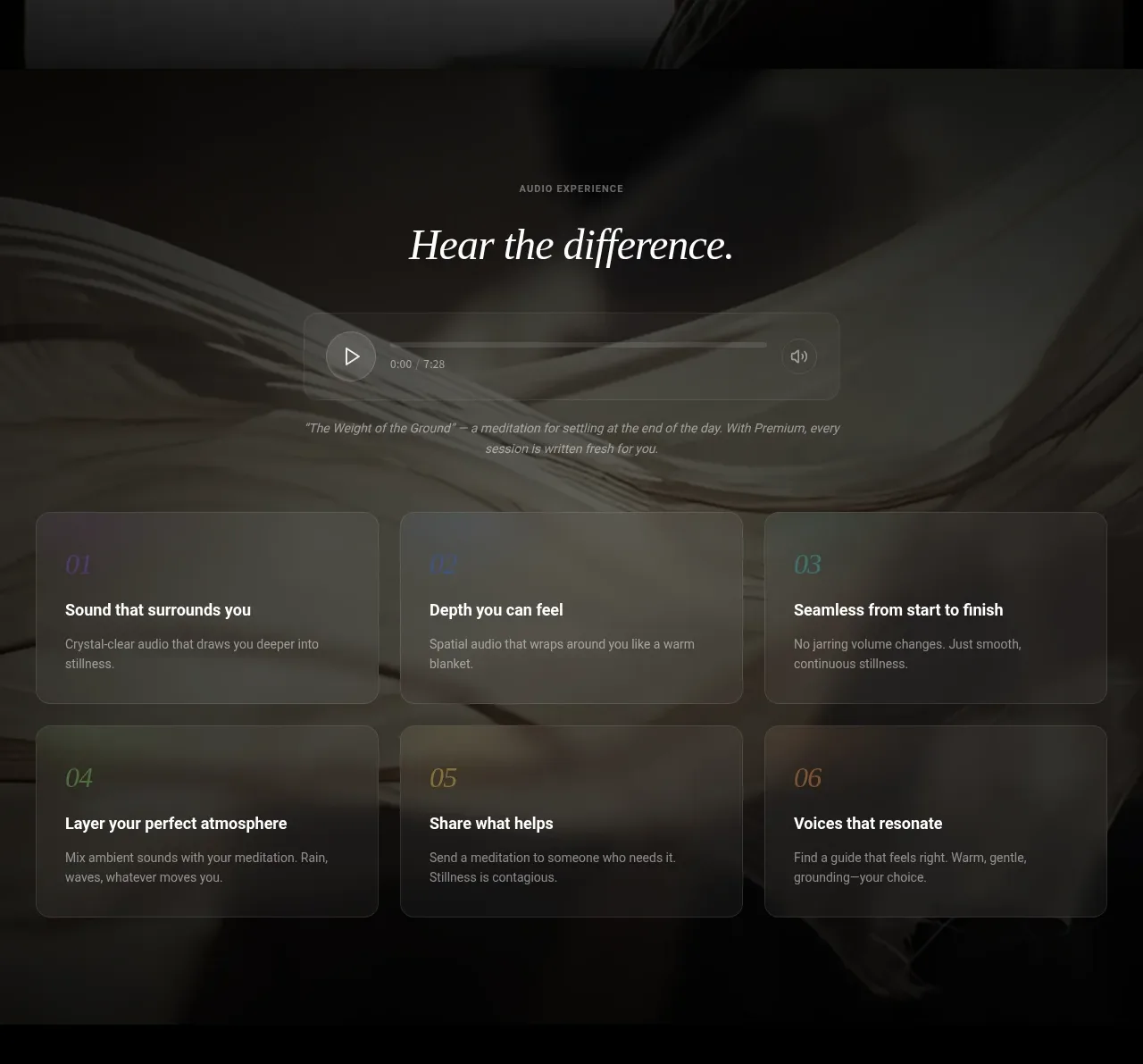 Lull feature grid component