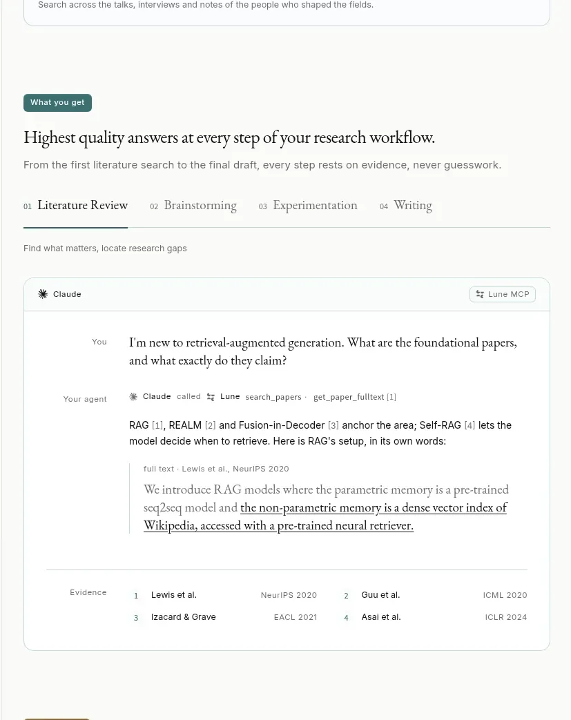 Lune feature grid component