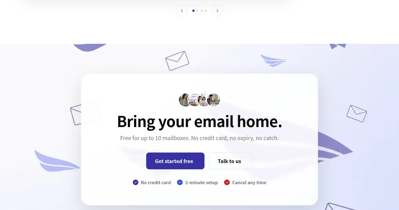 Mailyte call to action component