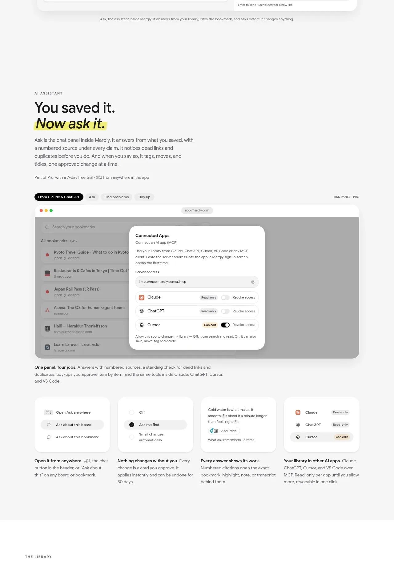Marqly 6.0 feature grid component