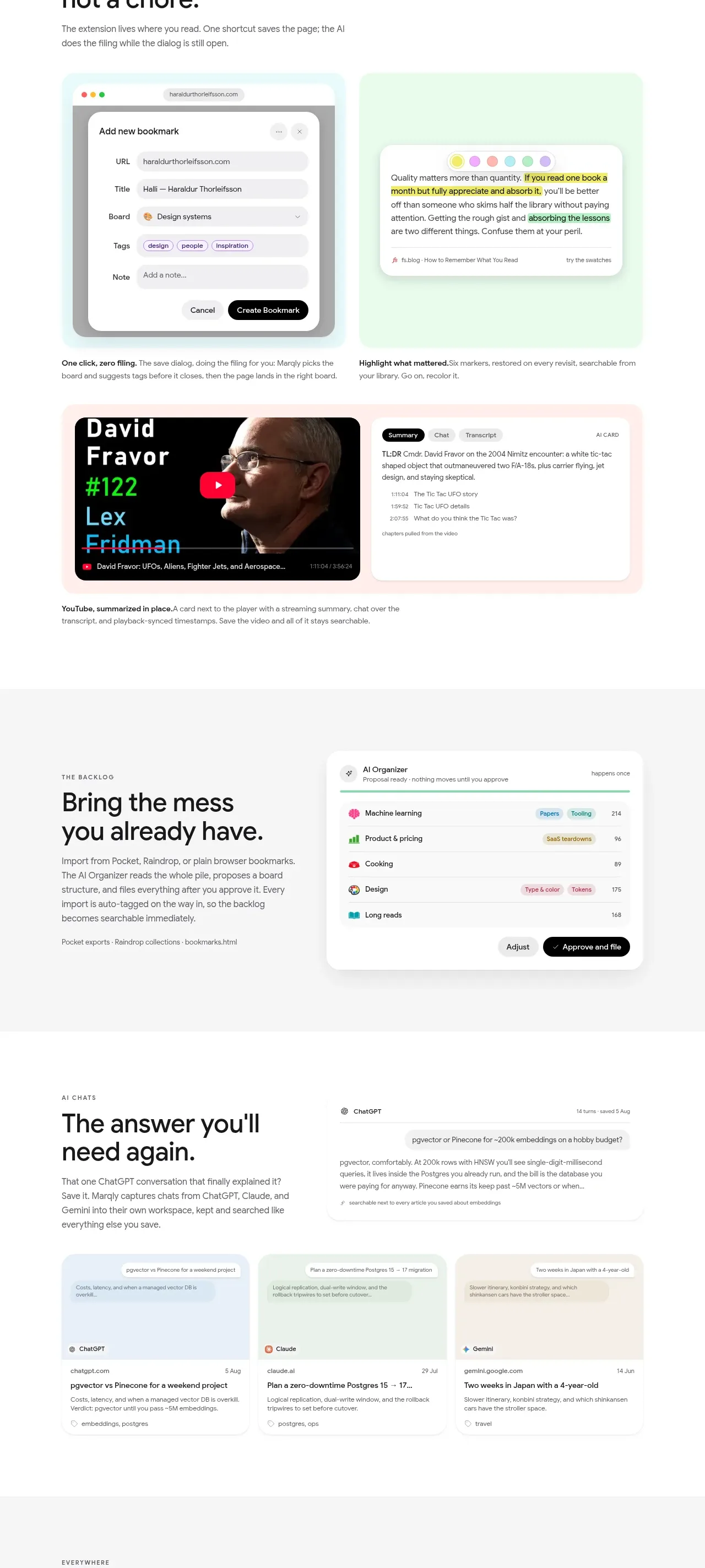 Marqly 6.0 feature grid component