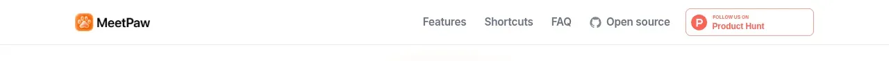 MeetPaw navigation component