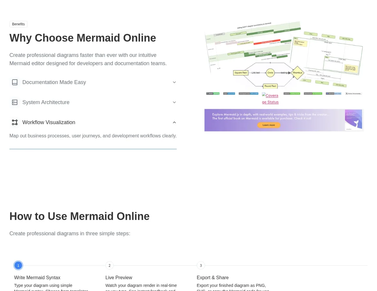 mermaidonline.live feature grid component