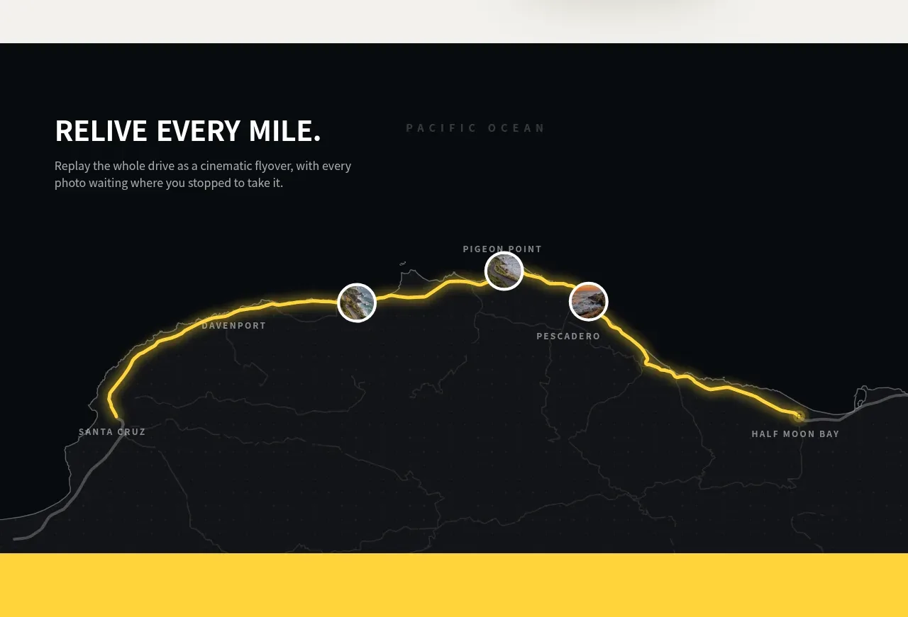 Milepost feature grid component