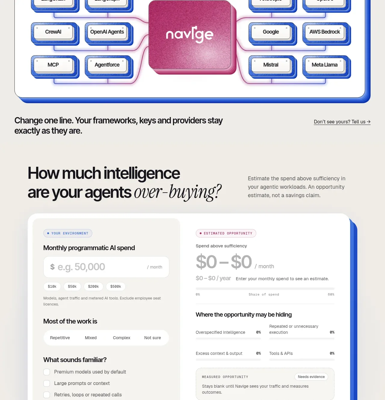 Navige form component