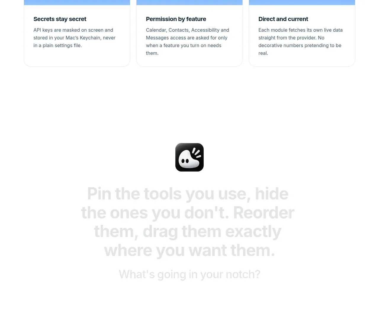 NotchPop logo cloud component