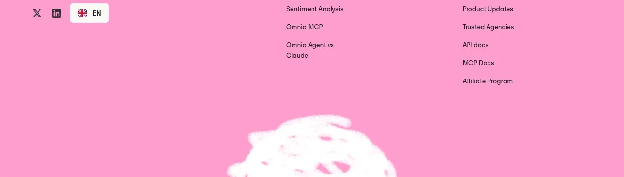 Omnia Agent footer component