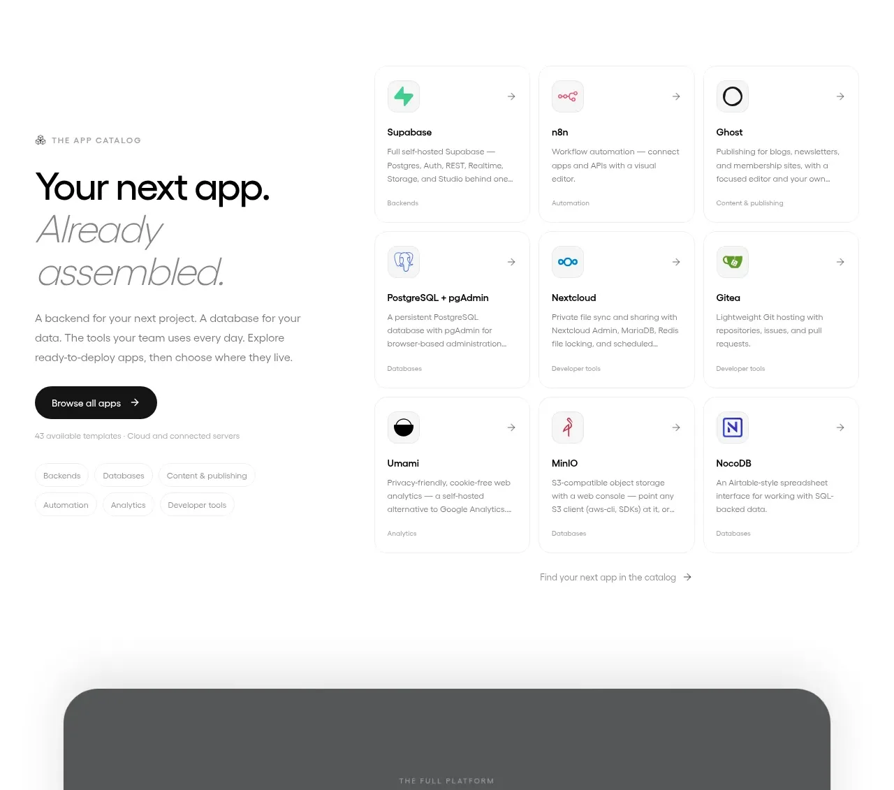 OpenShip Cloud gallery component