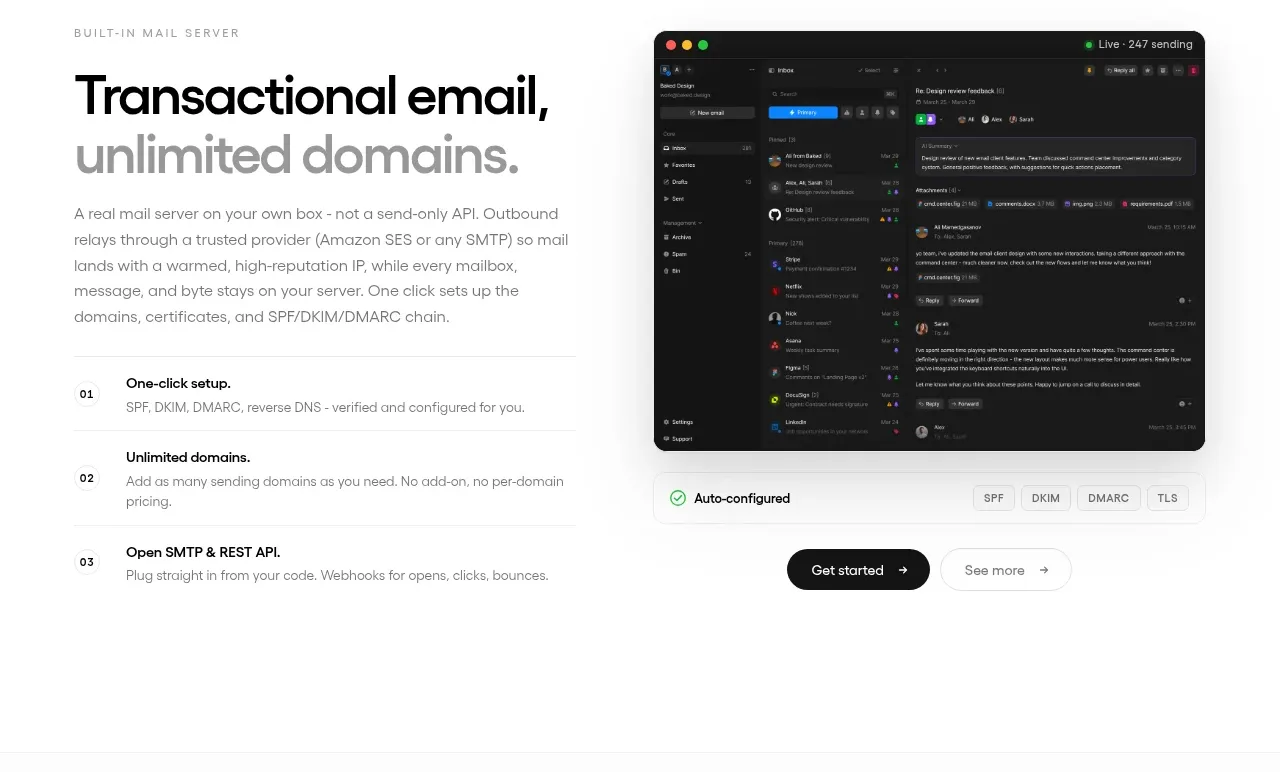 OpenShip Cloud feature grid component