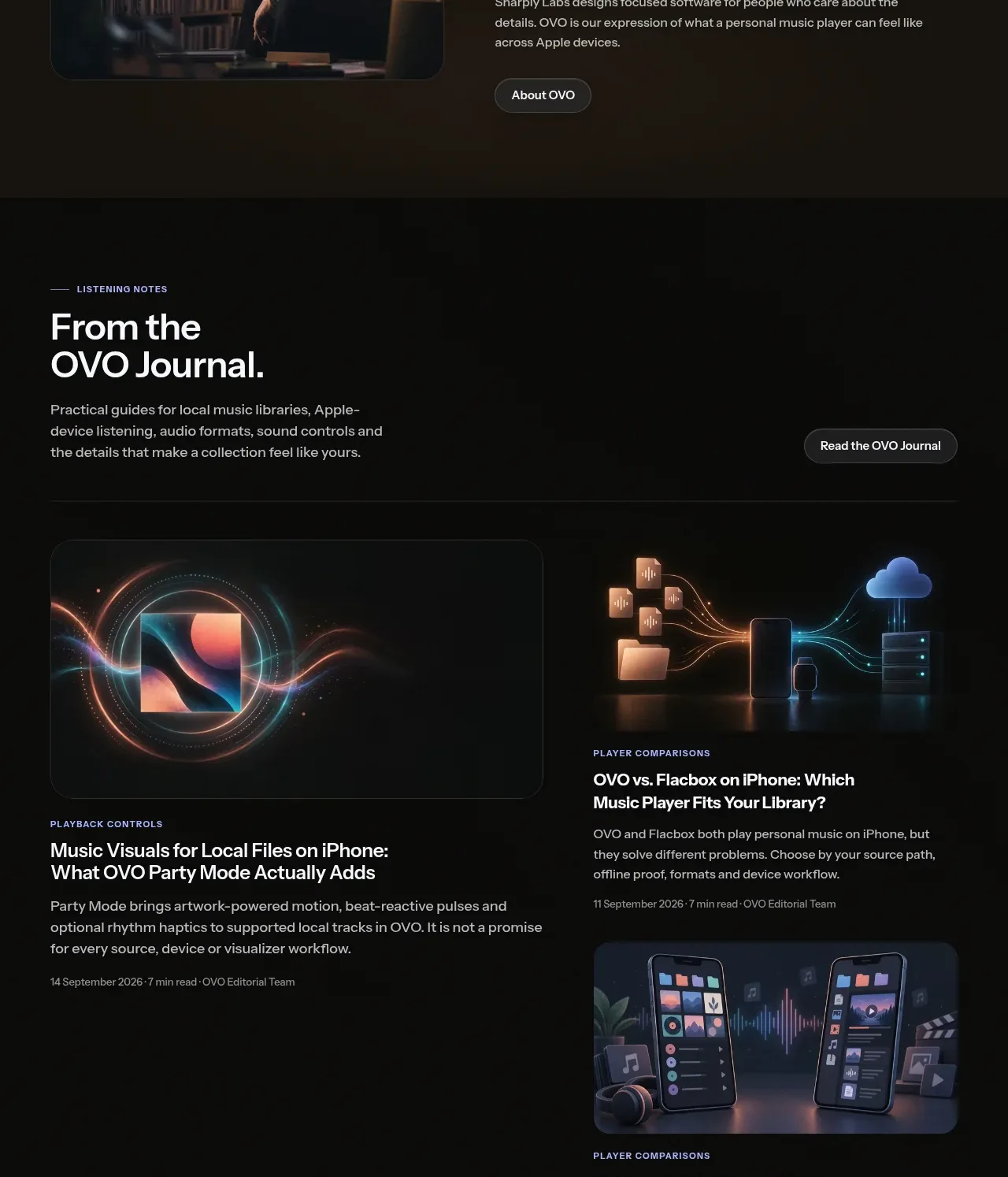 OVO gallery component