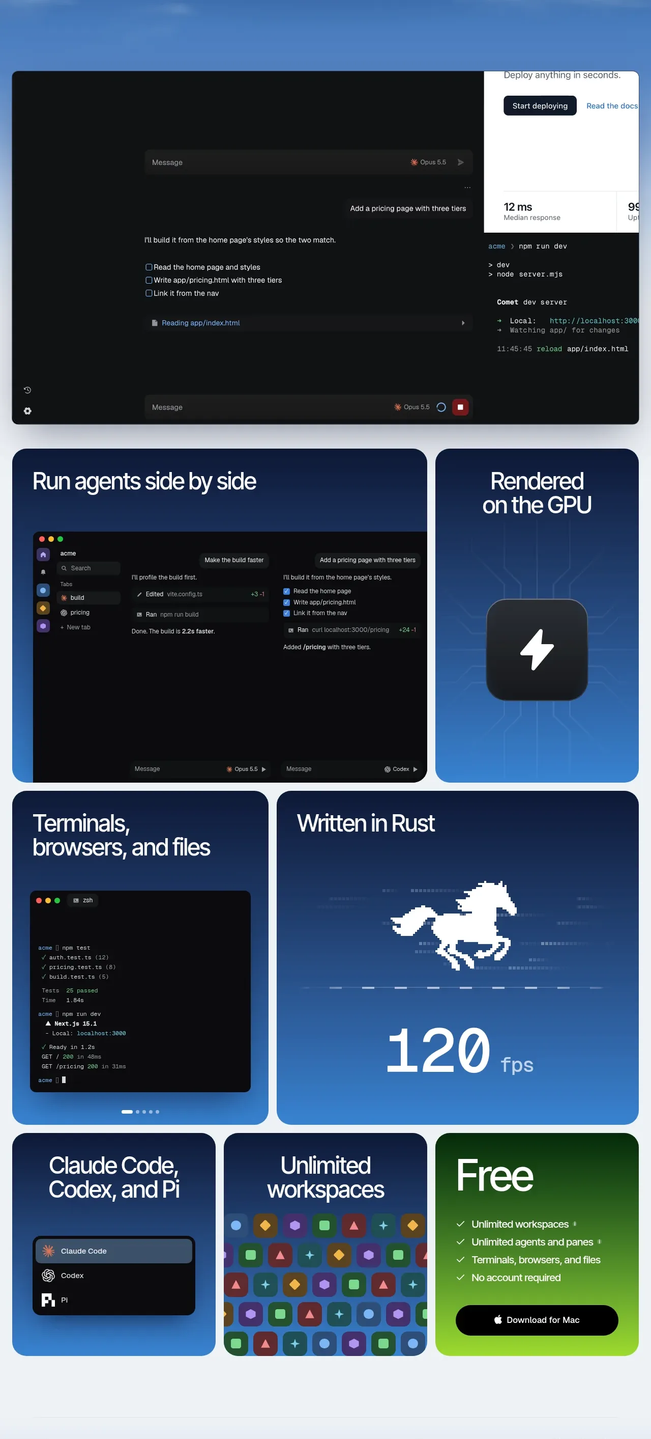 Palomino feature grid component