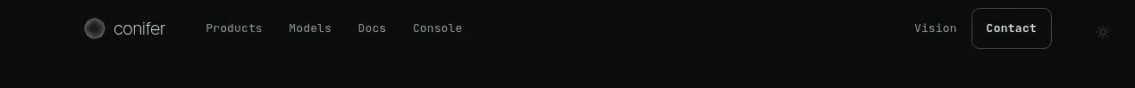 Parallax navigation component