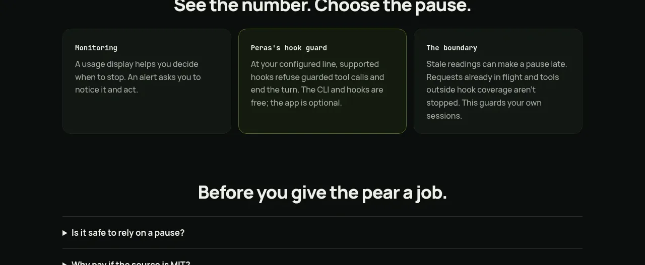 Peras faq component