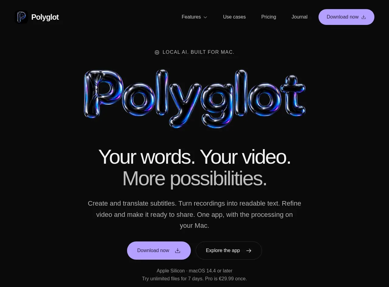 Polyglot hero component