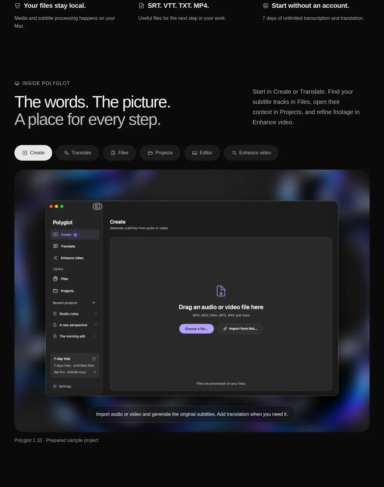 Polyglot feature grid component
