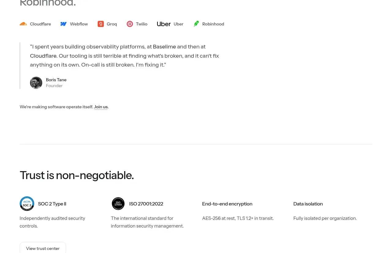 Polylane testimonials component