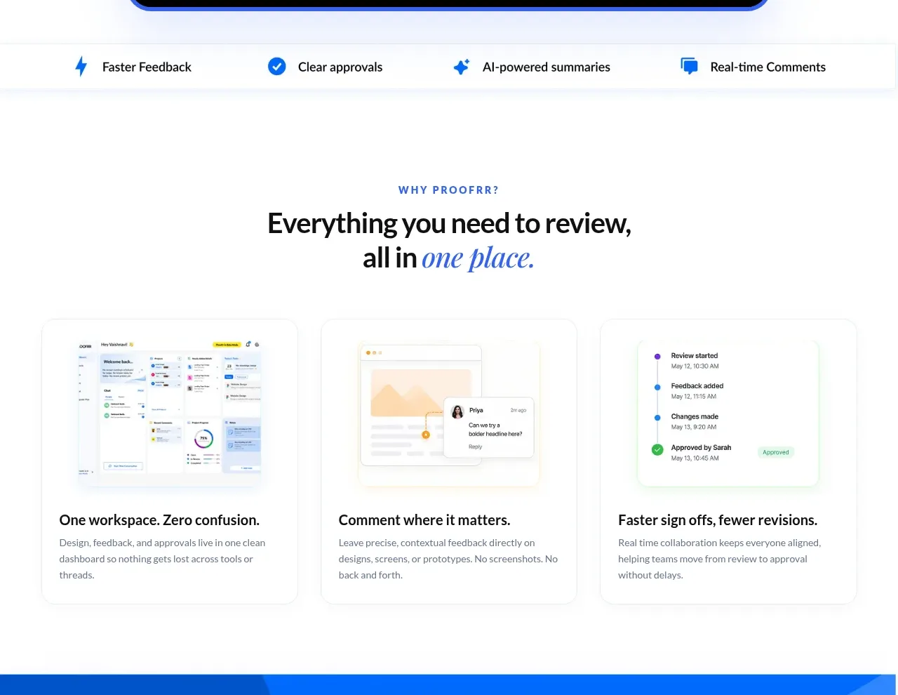 Proofrr feature grid component