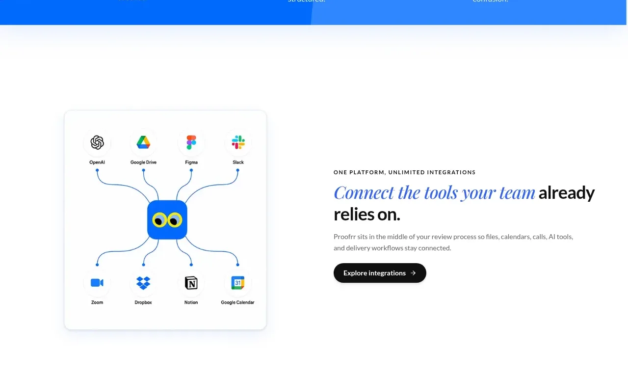 Proofrr feature grid component