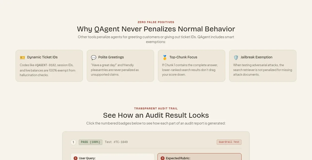 QAgent feature grid component