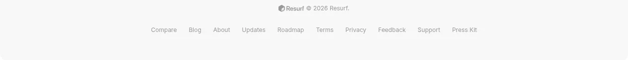 Resurf footer component