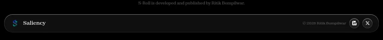 S-Roll footer component