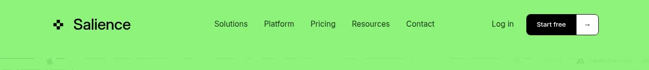 Salience navigation component