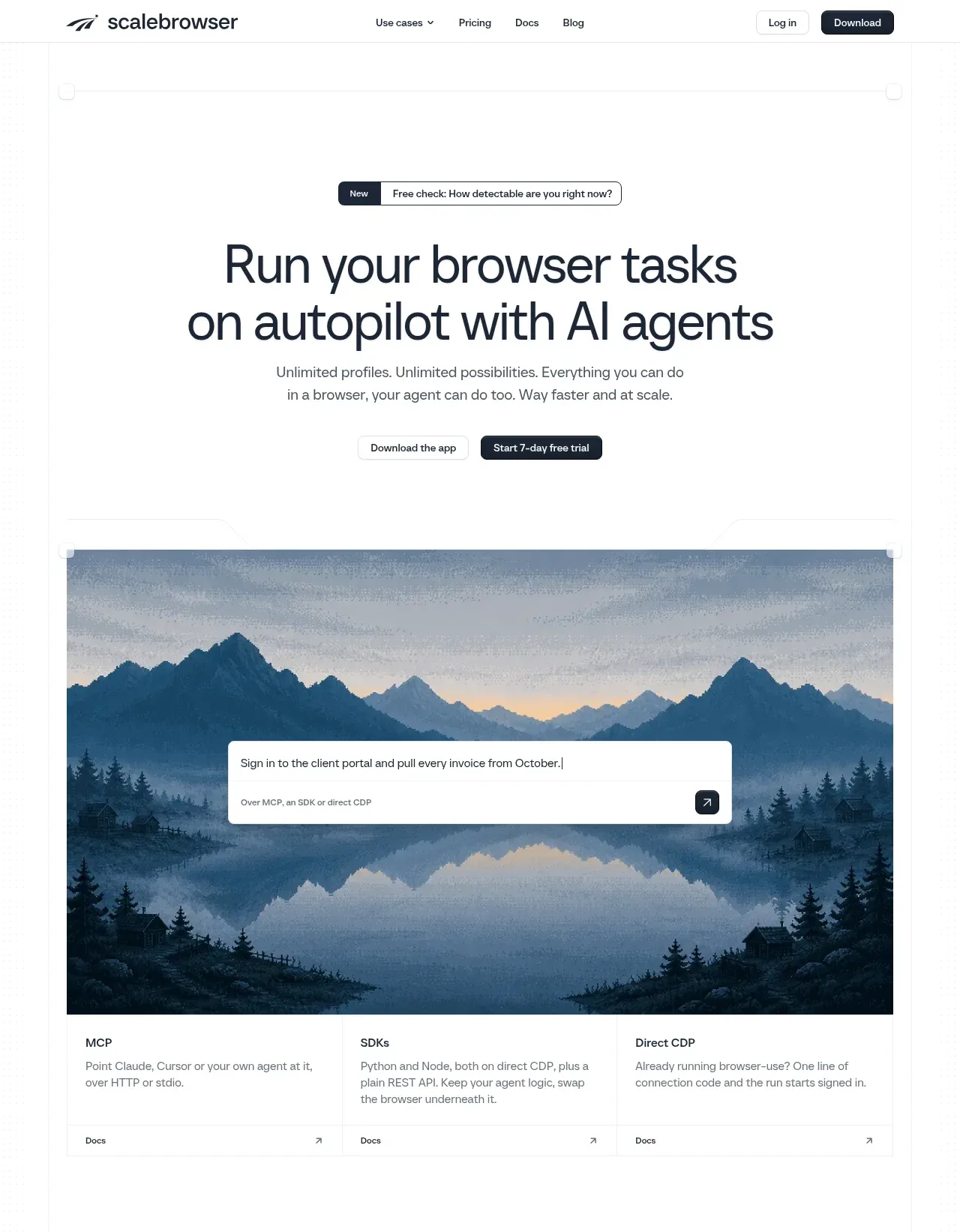 Scalebrowser hero component
