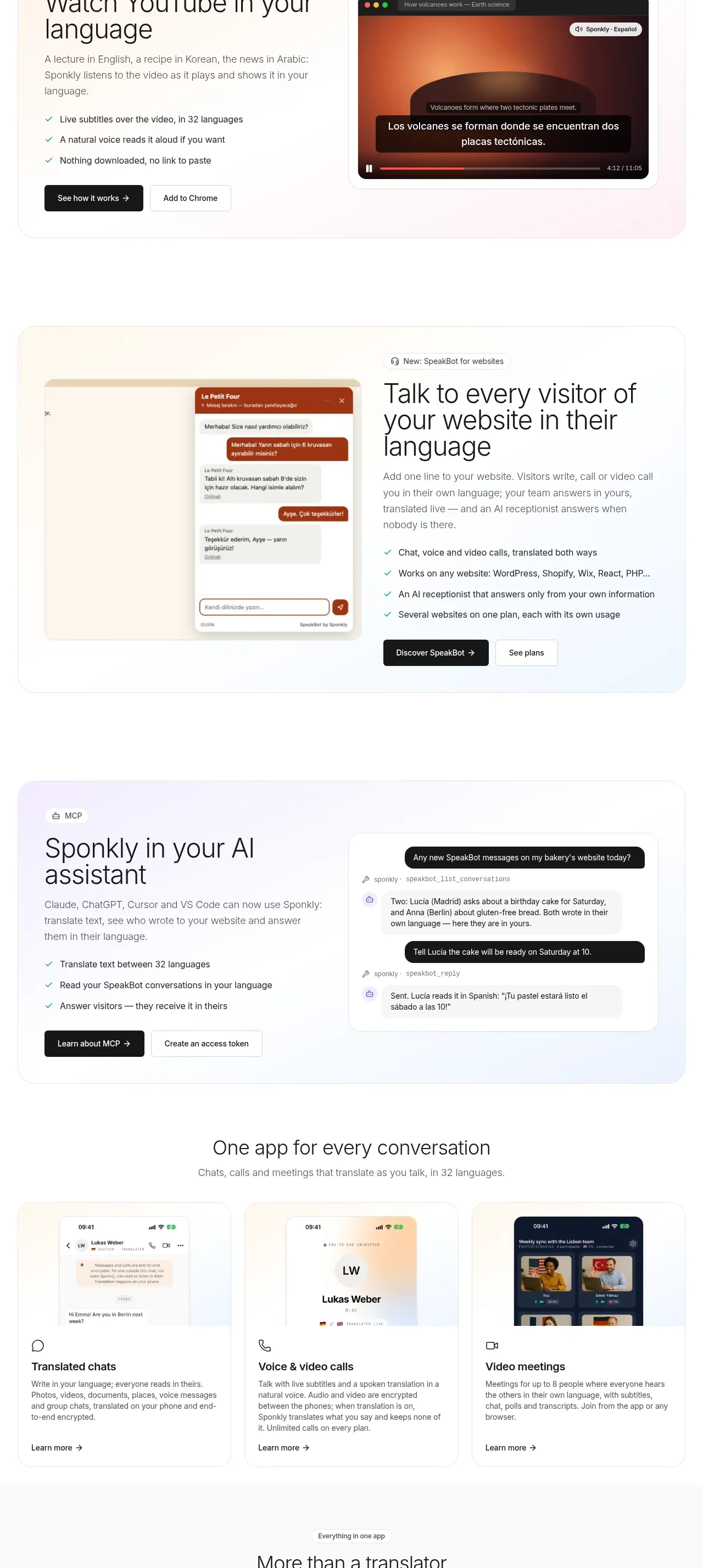Sponkly feature grid component