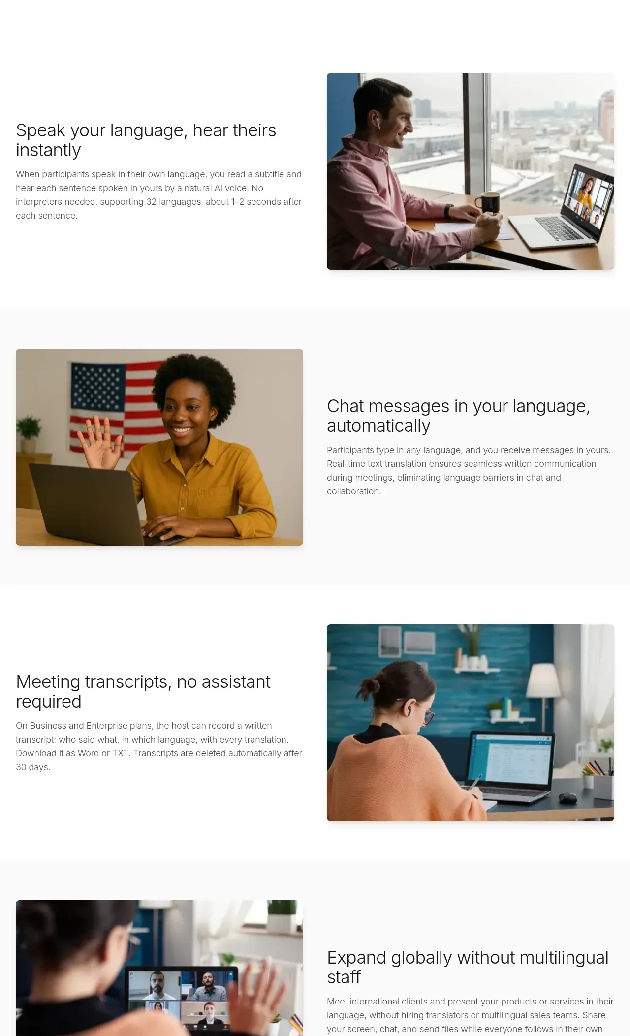 Sponkly feature grid component