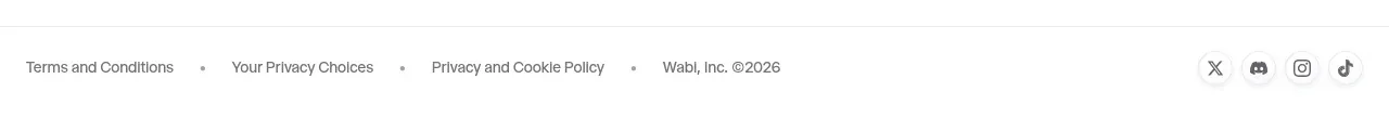 Wabi footer component