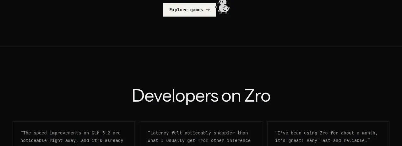 Zro: Uncensored Security Models call to action component