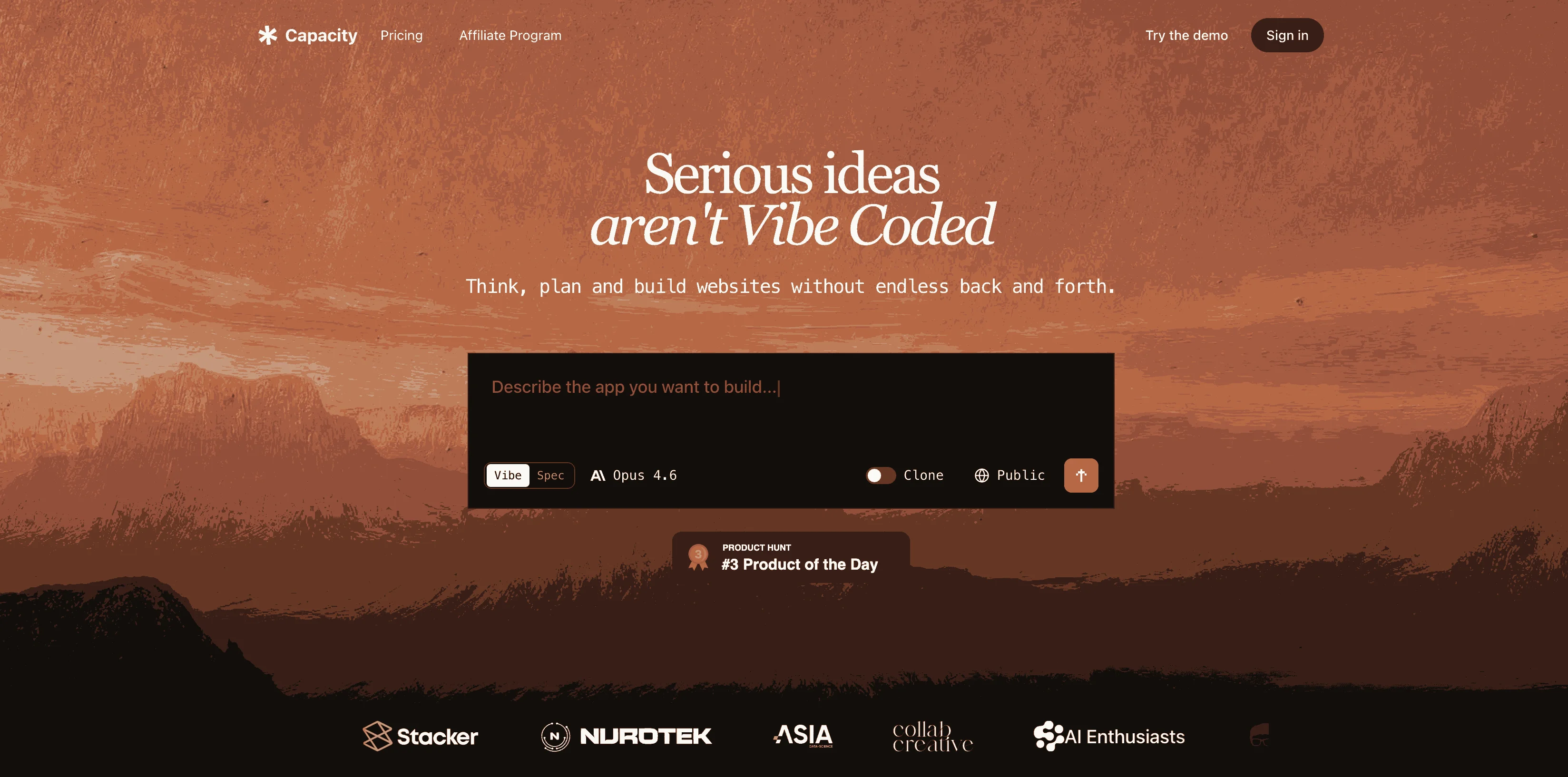 capacity.so · OG images · Gradient · Dark screenshot