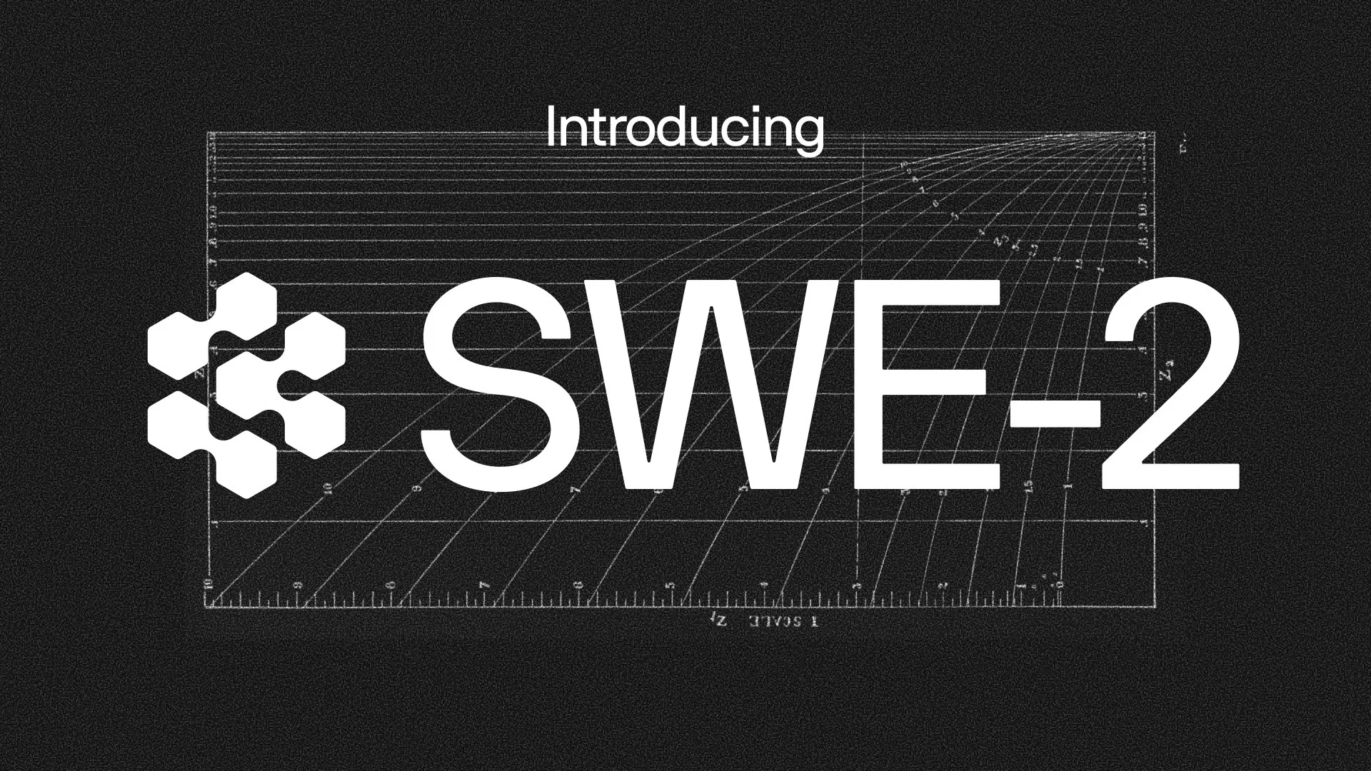 Cognition's SWE-2 · OG images · Dark · Monochrome · Minimal screenshot