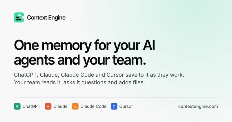 Context Engine · OG images · Minimal · Gradient screenshot