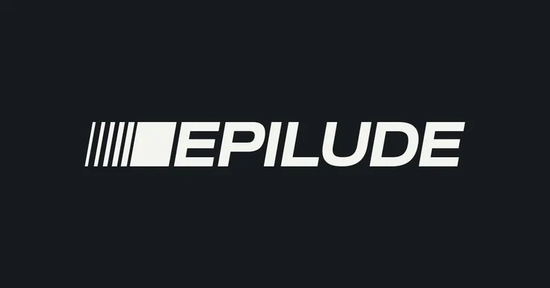 Epilude Notetaker · OG images · Minimal · Dark · Monochrome screenshot