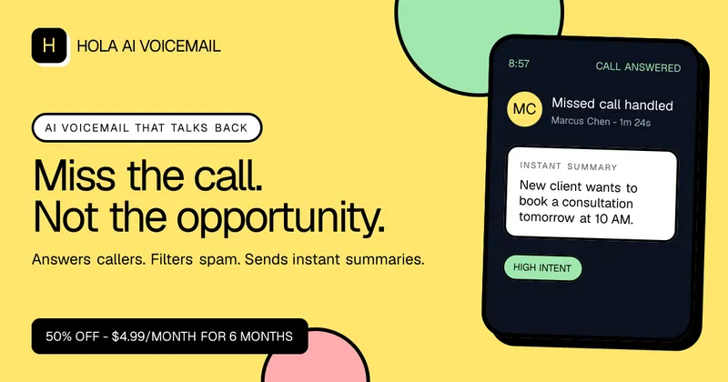 Hola AI · OG images · Playful · Minimal · Illustrated screenshot