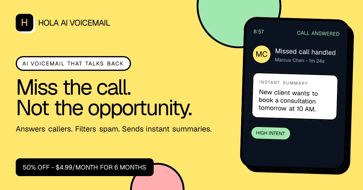 Hola AI · OG images · Playful · Minimal · Illustrated screenshot