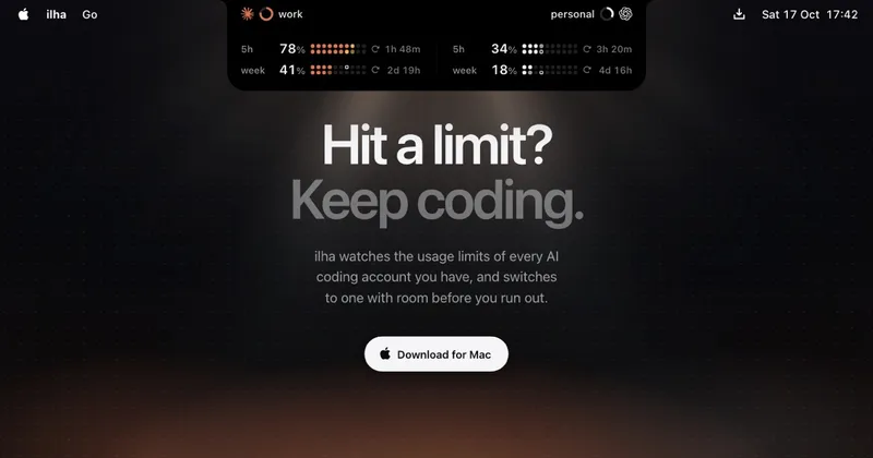 ilha · OG images · Dark · Minimal screenshot