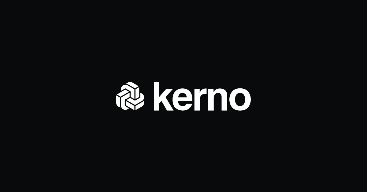 Kerno 1.0 · OG images · Dark · Minimal · Monochrome screenshot
