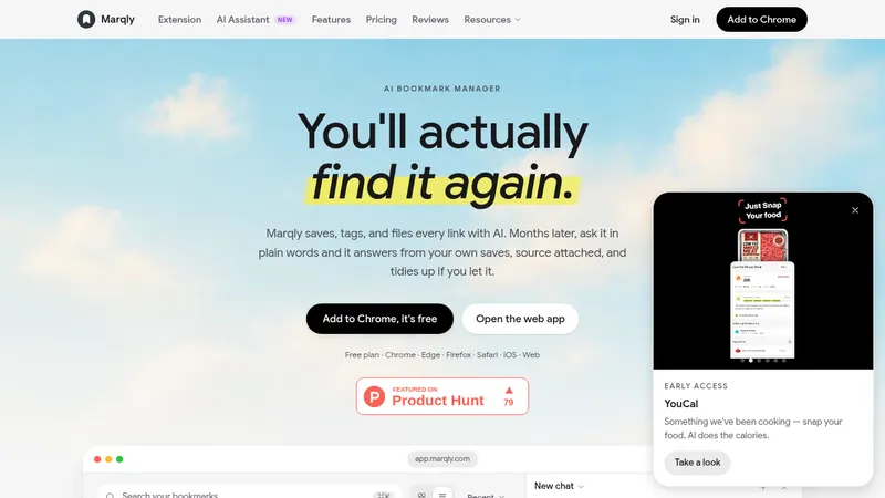 Marqly 6.0 · Landing page · Minimal · Editorial · Corporate screenshot