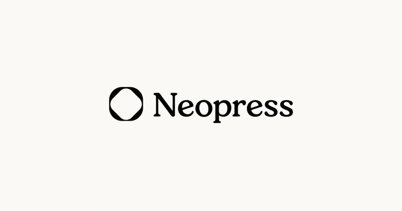 Neopress · OG images · Minimal · Editorial screenshot