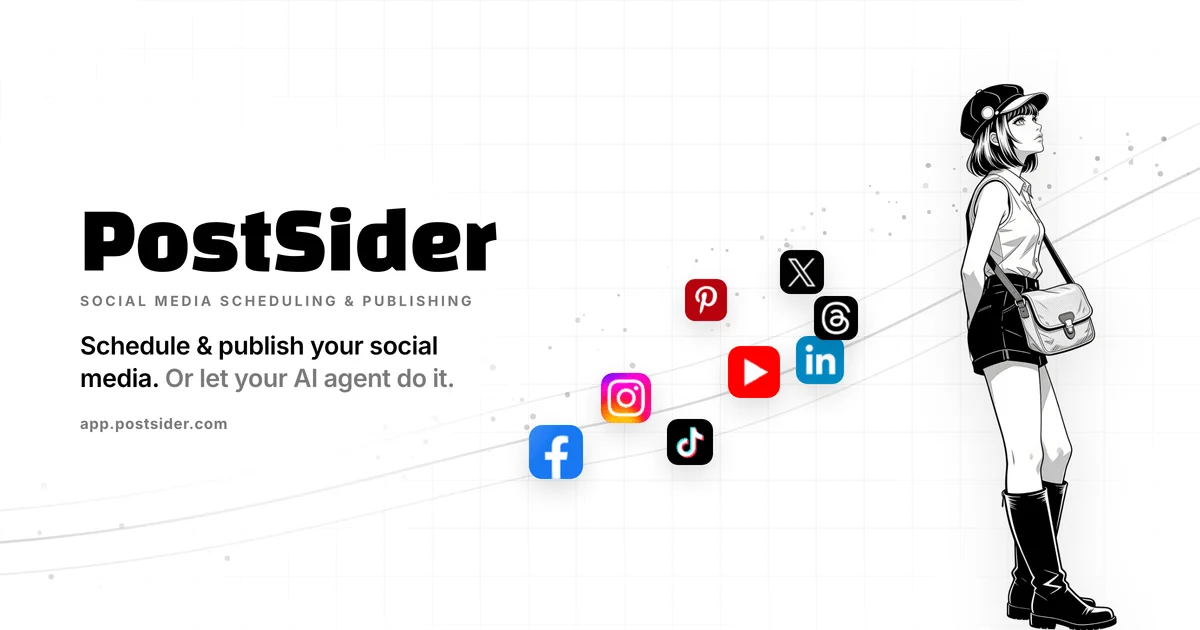 PostSider · OG images · Monochrome · Illustrated · Minimal screenshot